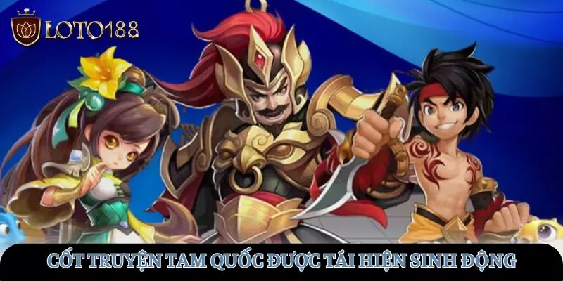 Cốt truyện tam quốc được tái hiện sinh động