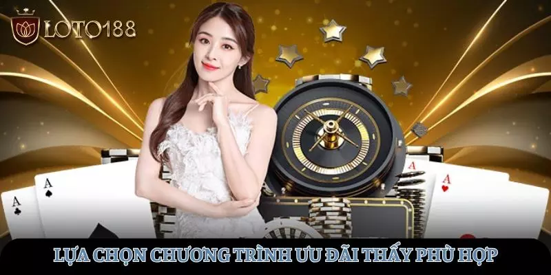 Hãy lựa chọn những chương trình ưu đãi thấy phù hợp